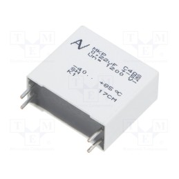 1 pcs x KEMET - C4ASPBW3220A3CJ - Capacitor: polypropylene, 0.22uF, ESR: 7.5mΩ, THT, ±5%, -40÷85°C