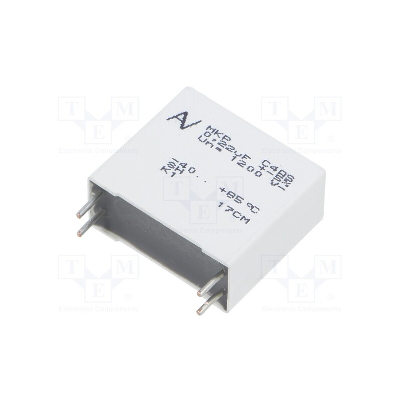 1 pcs x KEMET - C4ASPBW3220A3CJ - Capacitor: polypropylene, 0.22uF, ESR: 7.5mΩ, THT, ±5%, -40÷85°C
