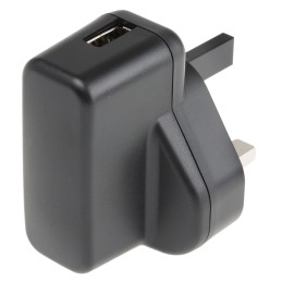 1 pcs - XP Power 5W Plug-In AC/DC Adapter 5V dc Output, 1A Output