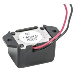 100 pcs - RS PRO 75dB Flange Mount Continuous Internal Magnetic Buzzer Component, 33.5 x 17 x 15.5mm, 4V dc Min, 8V dc Max