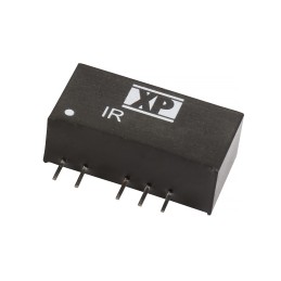 1 pcs - XP Power IR DC-DC Converter, ±12V dc/ ±125mA Output, 4.5 - 5.5 V dc Input, 3W, Through Hole, +85°C Max Temp