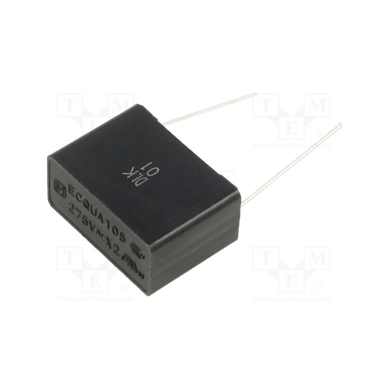 1 pcs x PANASONIC - ECQUAAF105T1 - Capacitor: polypropylene, ECQUA, 1uF, 26x19x12mm, THT, ±10%, 22.5mm