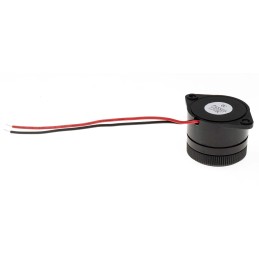 100 pcs - RS PRO 95dB Panel Mount Continuous Internal Piezo Buzzer, 29.5 (Dia.) x 24.5mm, 1.5V dc Min, 16V dc Max