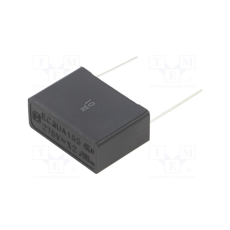1 pcs x PANASONIC - ECQUAAF155S1 - Capacitor: polypropylene, ECQUA, 1.5uF, 31x22x12mm, THT, ±20%