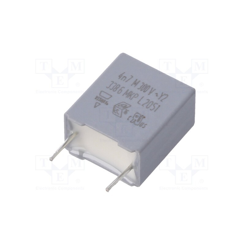 2 pcs x VISHAY - BFC233860472 - Capacitor: polypropylene, 4.7nF, THT, ±20%, 7.5mm, 1kVDC, 300VAC
