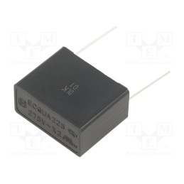 1 pcs x PANASONIC - ECQUAAF225T1 - Capacitor: polypropylene, ECQUA, 2.2uF, 31x24.5x14.5mm, THT, ±10%