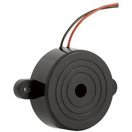 49 pcs - RS PRO 90dB Lead Wire Buzzer Internal Piezo Buzzer, 41.8 (Dia.) x 16mm, 3V dc Min, 28V dc Max