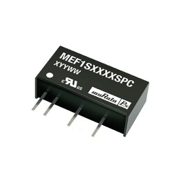 1 pcs - Murata Power Solutions MEF1 DC-DC Converter, 5V dc/ 200mA Output, 22.8 - 25.2 V dc Input, 1W, Through Hole,