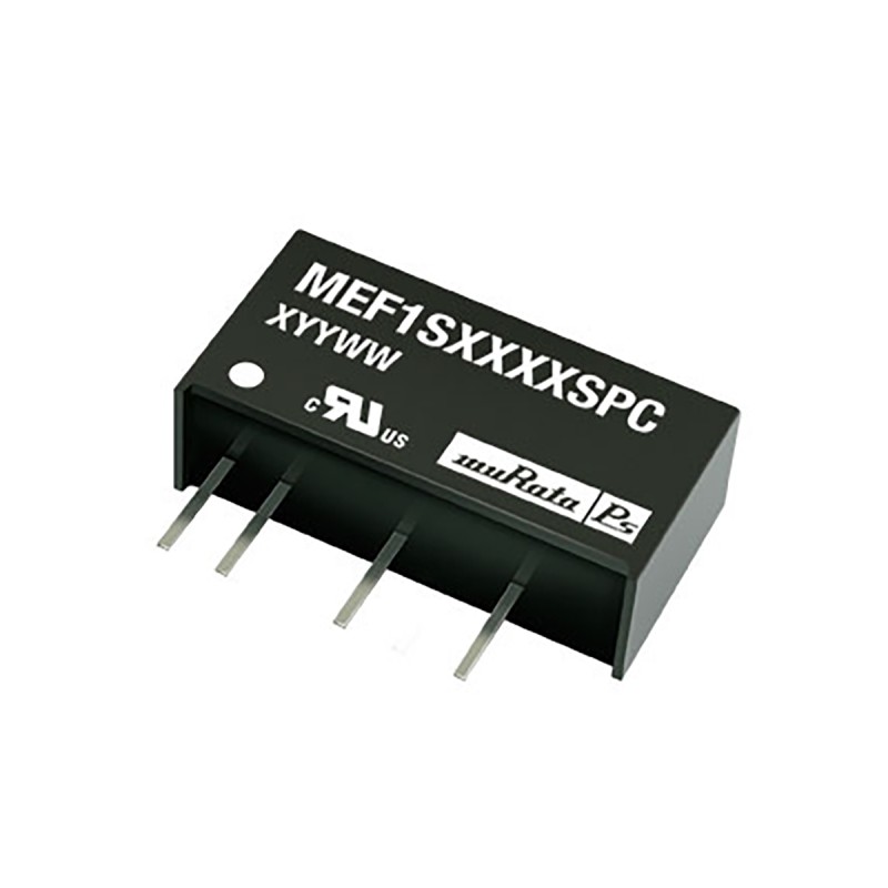 1 pcs - Murata Power Solutions MEF1 DC-DC Converter, 5V dc/ 200mA Output, 22.8 - 25.2 V dc Input, 1W, Through Hole,