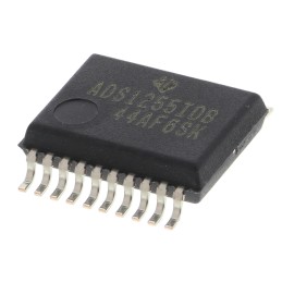 1 pcs - Texas Instruments, Dual 24-bit- ADC 30ksps, 20-Pin SSOP