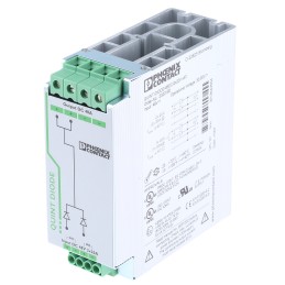 1 pcs - Phoenix Contact DIN Rail Diode Module, for use with DIN Rail Unit, QUINT-DIODE/48DC/2X20/1X40 Series