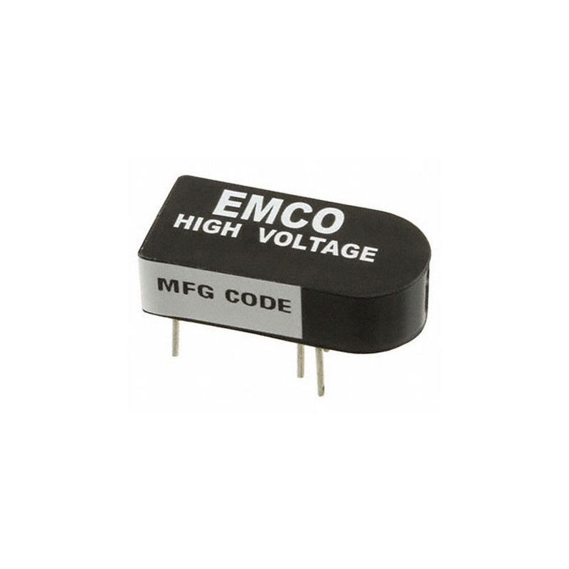 1 pcs - XP Power AH DC-DC Converter, 6kV dc/ 250μA Output, 0 - 5 V dc Input, 1.5W, Through Hole, +75°C Max Temp -25°C