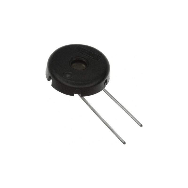 2500 pcs - TDK 60dB PCB Mount High External Piezo Buzzer, 12.2 (Dia.) x 3.5mm, 3V ac Min, 30V ac Max