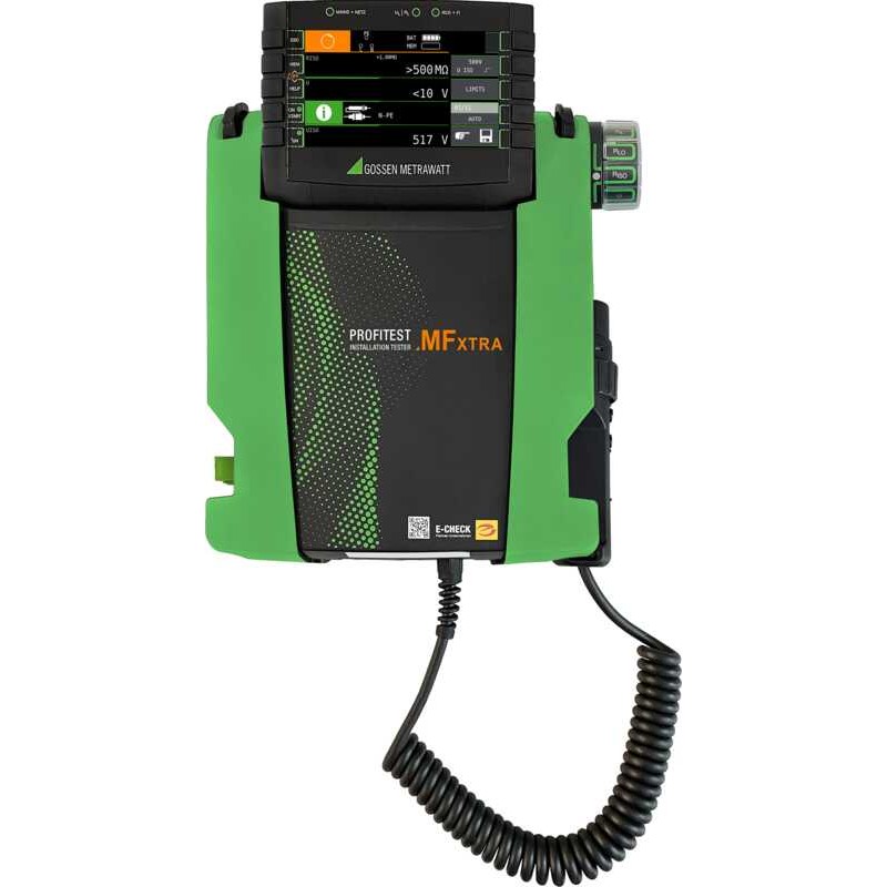 1 pcs - Gossen Metrawatt PROFiTEST MF XTRA - LEMONGREEN Multifunction Tester, 600V , Earth Resistance Measurement With USB