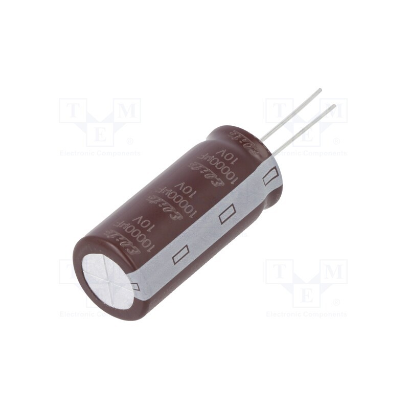 1 pcs x Elite - ED1A103MNN1840 - Capacitor: electrolytic, low ESR, THT, 10000uF, 10VDC, Ø18x40mm