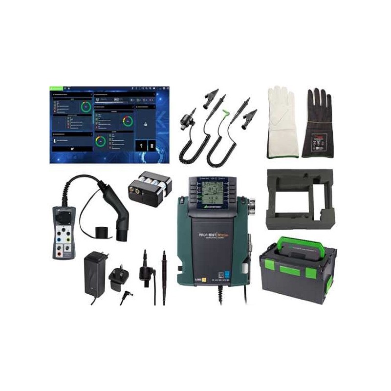 1 pcs - Gossen Metrawatt PROFiTEST MTECH+ IQ E-Mobility Multifunction Tester Set