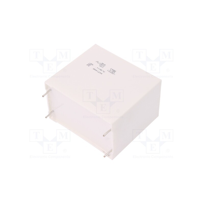 1 pcs x KEMET - C4AQUBW5250A3NJ - Capacitor: polypropylene, DC-Link, 25uF, ESR: 5.2mΩ, THT, ±5%, C4AQ