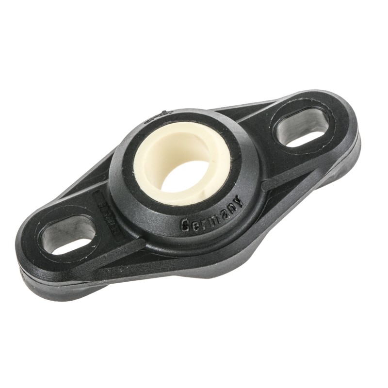 1 pcs - 2 Hole Flange Bearing Unit, EFOM-08, 8mm ID