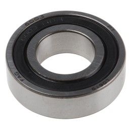 1 pcs - FAG 6003-2RSR Single Row Deep Groove Ball Bearing- Both Sides Sealed 17mm I.D, 35mm O.D