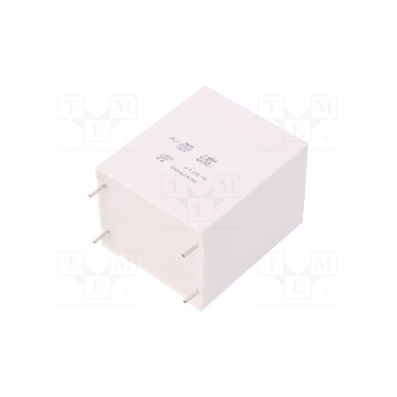 1 pcs x KEMET - C4AQCBW5500A3OJ - Capacitor: polypropylene, DC-Link, 50uF, ESR: 2mΩ, THT, ±5%, 650VDC