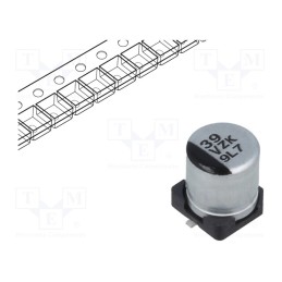 1 pcs x PANASONIC - EEHZK1V390UR - Capacitor: hybrid, 39uF, 35VDC, ESR: 100mΩ, ZKU, SMD, ±20%, -55÷125°C