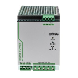 1 pcs - Phoenix Contact QUINT-PS/3AC/24DC/40 Switch Mode DIN Rail Power Supply, 400V ac ac Input, 24V dc dc Output, 40A Output,