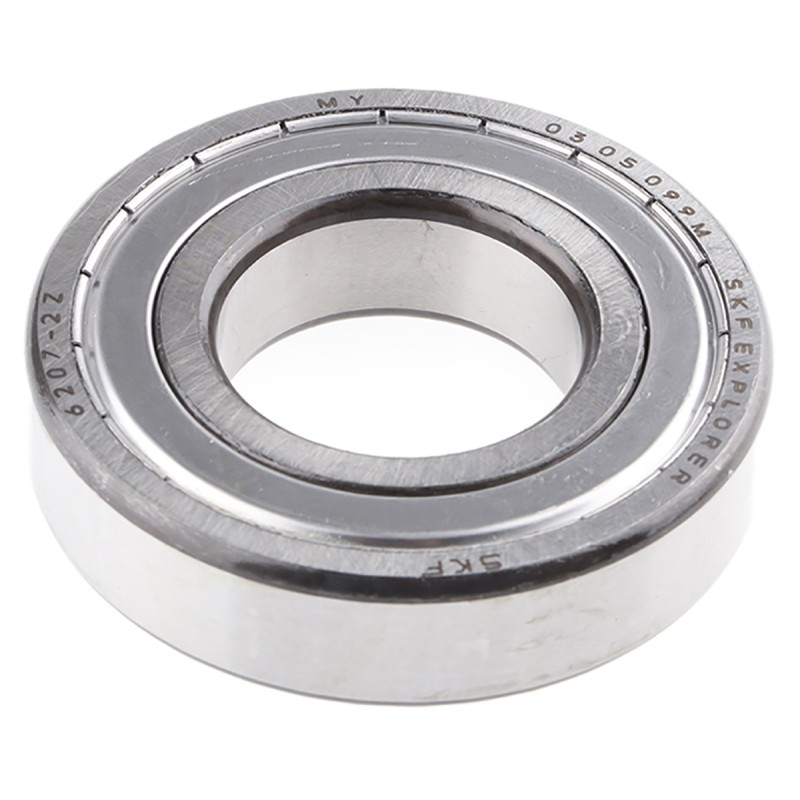 1 pcs - SKF 6207-2Z Single Row Deep Groove Ball Bearing- Both Sides Shielded 35mm I.D, 72mm O.D