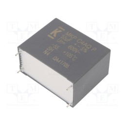 1 pcs x KEMET - C4AQHBW5550P3MJ - Capacitor: polypropylene, DC-Link, 55uF, ESR: 4.5mΩ, THT, ±5%, 23A