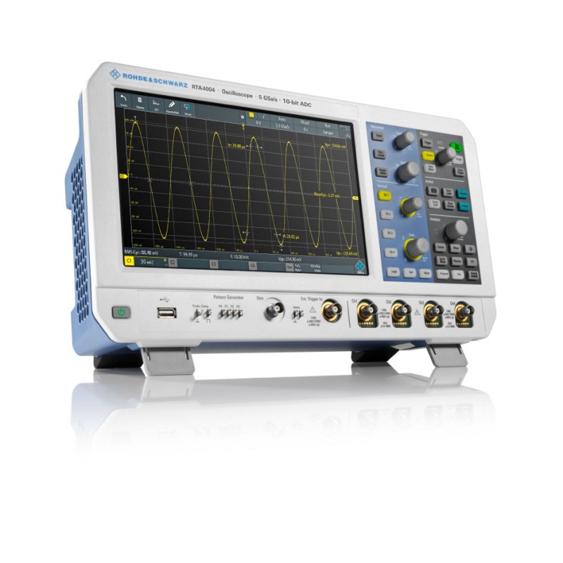 1 pcs - Rohde & Schwarz RTA4004 RTA4000 Series Digital Bench Oscilloscope, 4 Analogue Channels, 1GHz, 16 Digital Channels