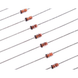 50 pcs - Nexperia 200V 250mA, Rectifier Diode, 2-Pin DO-35 BAV20,113