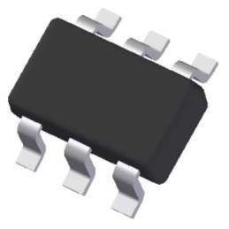 50 pcs - Dual N/P-Channel-Channel MOSFET, 550 mA, 800 mA, 30 V, 6-Pin SOT-363 Diodes Inc DMC3401LDW-7