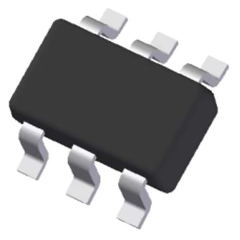50 pcs - Dual N/P-Channel-Channel MOSFET, 550 mA, 800 mA, 30 V, 6-Pin SOT-363 Diodes Inc DMC3401LDW-7