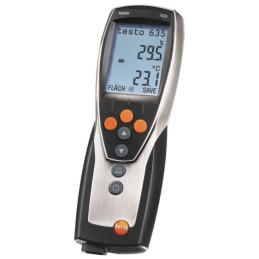 1 pcs - Testo 635 Wireless Digital Thermometer for Industrial Use, Thermal Probe, 1 Input(s), +150°C Max, ±0.2 °C Accuracy