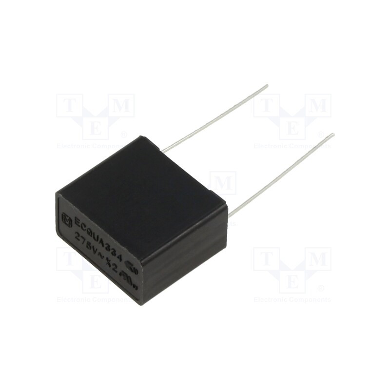 2 pcs x PANASONIC - ECQUAAF334M - Capacitor: polypropylene, ECQUA, 0.33uF, 17.5x16x9mm, THT, ±20%