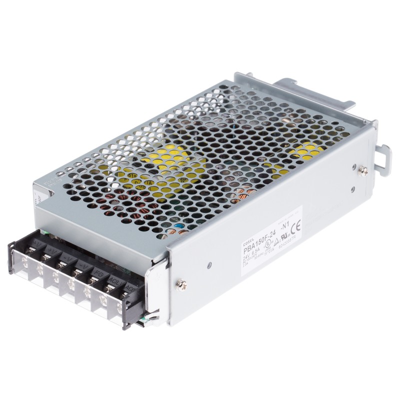 1 pcs - Cosel Switching Power Supply, PBA150F-24-N1, 24V dc, 6.5A, 156W, 1 Output, 85 - 264V ac Input Voltage