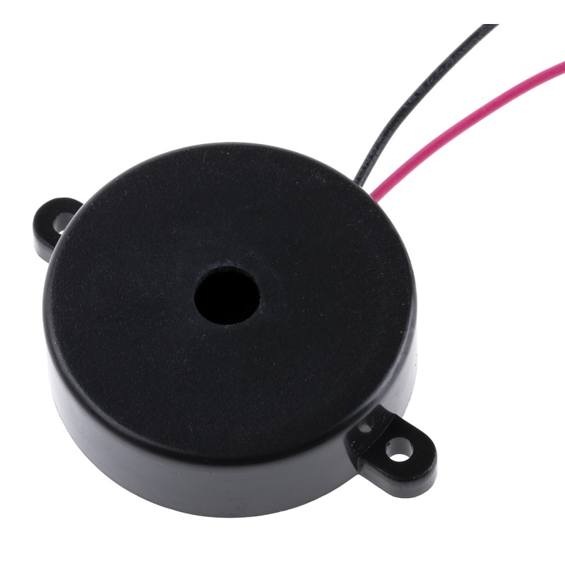 1 pcs - RS PRO 86dB Panel Mount Square Wave External Piezo Buzzer, 30 x 9.5mm, 30V ac Max