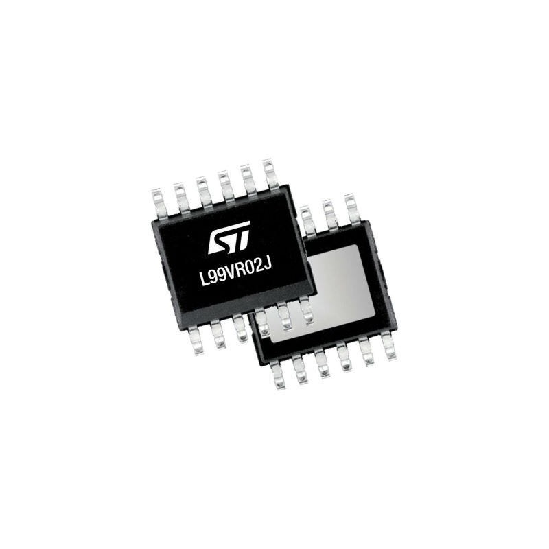 2 pcs - STMicroelectronics L99VR02J, 1 Linear Voltage, Voltage Regulator 500mA, -0.3 - 6 V 12-Pin, PowerSSO-12