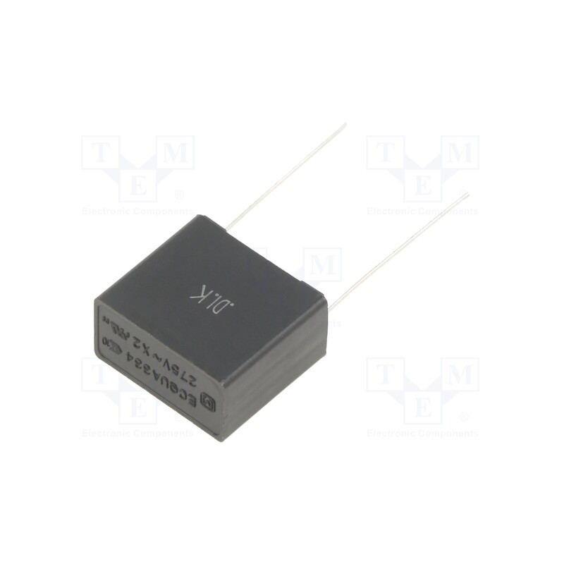 2 pcs x PANASONIC - ECQUAAF334K - Capacitor: polypropylene, ECQUA, 0.33uF, 17.5x16x9mm, THT, ±10%