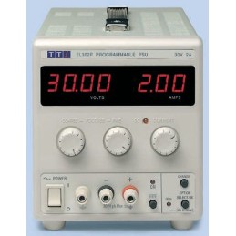 1 pcs - Aim-TTi EL302 Series Digital Bench Power Supply, 0 - 30V, 0 - 2A, 1-Output, 60W - UKAS Calibrated