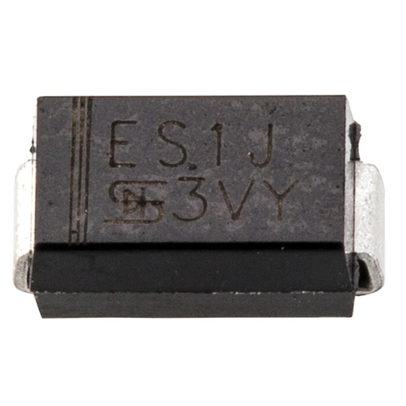 50 pcs - Taiwan Semi 600V 1A, Rectifier Diode, 2-Pin DO-214AC ES1J R2
