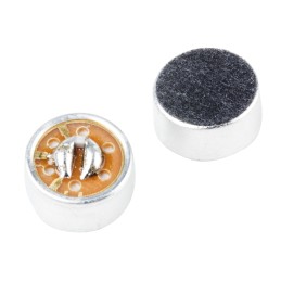 10 pcs - RS PRO Uni-Directional, Surface Mount 9.7mm Microphone Condenser -47dB