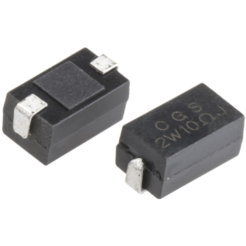 5 pcs - TE Connectivity 10Ω Wire Wound SMD Resistor ±5% 2W - SMW210RJT