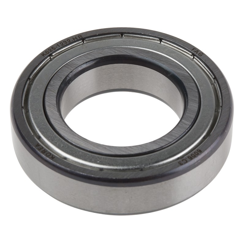 1 pcs - FAG 6006-2Z-C3 Single Row Deep Groove Ball Bearing- Both Sides Shielded 30mm I.D, 55mm O.D
