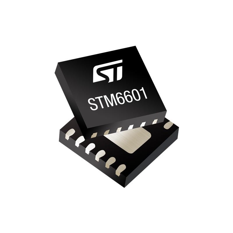 2 pcs - STMicroelectronics Dual Voltage Controller 2.5V max. 12-Pin ECOPACK, STM6601DA2BDM6F