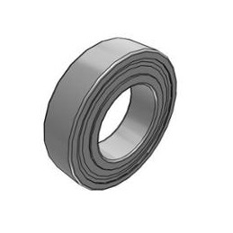 1 pcs - SKF 62203-2RS1/C3 Single Row Deep Groove Ball Bearing- Both Sides Sealed 17mm I.D, 40mm O.D