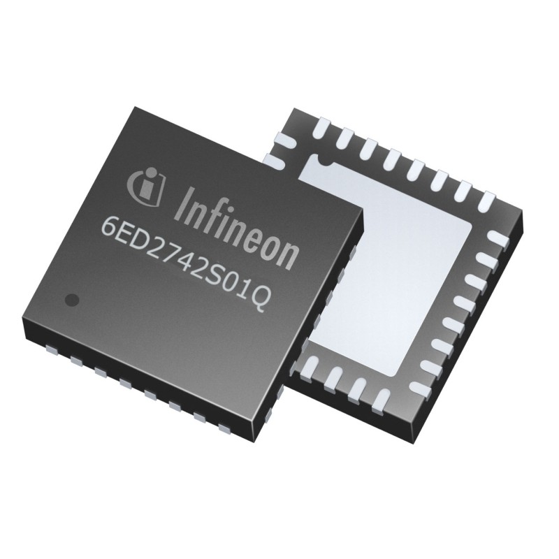 2 pcs - Infineon 6ED2742S01QXTMA1, 1 A, 5 - 140V 32-Pin, QFN32