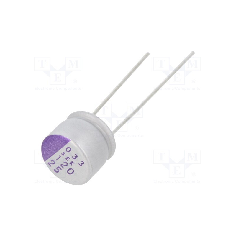 1 pcs x PANASONIC - 25SEK120M - Capacitor: polymer, 120uF, 25VDC, SEK, THT, ±20%, -55÷125°C, 1000h