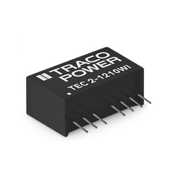 1 pcs - TRACOPOWER TEC 2WI DC-DC Converter, 3.3V dc/ 500mA Output, 18 - 75 V dc Input, 2W, Through Hole, +93°C Max Temp