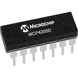 2 pcs - MCP42050-I/P, Digital Potentiometer 50kΩ 256-Position Linear 2-Channel Serial-SPI 14 Pin, PDIP