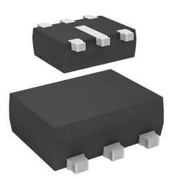 50 pcs - P-Channel MOSFET, 1.03 A, 20 V, 6-Pin SOT-563 Diodes Inc DMG1023UVQ-7
